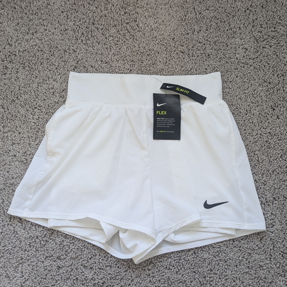Nike Women's White Flex Shorts